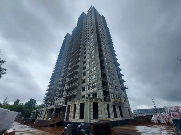 Продолжается строительство жилого комплекса в Одинцово